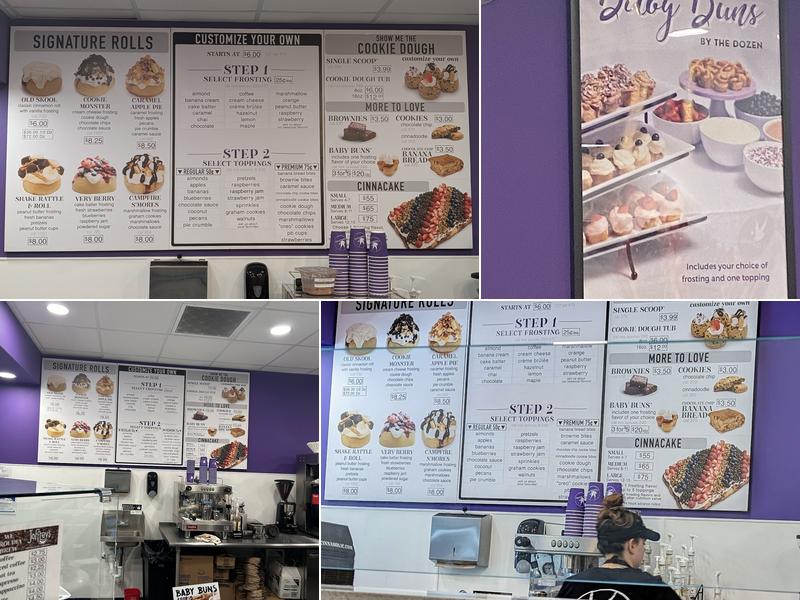 Cinnaholic Menu