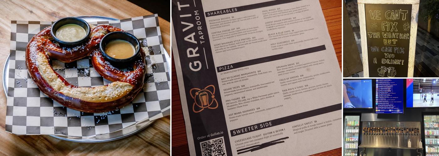 Gravity Taproom Menu