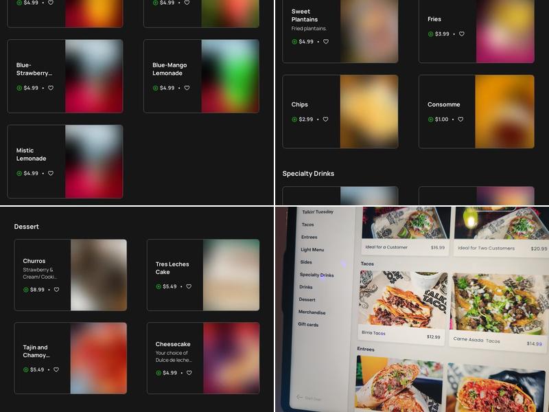 Talkin' Tacos SoDo Menu