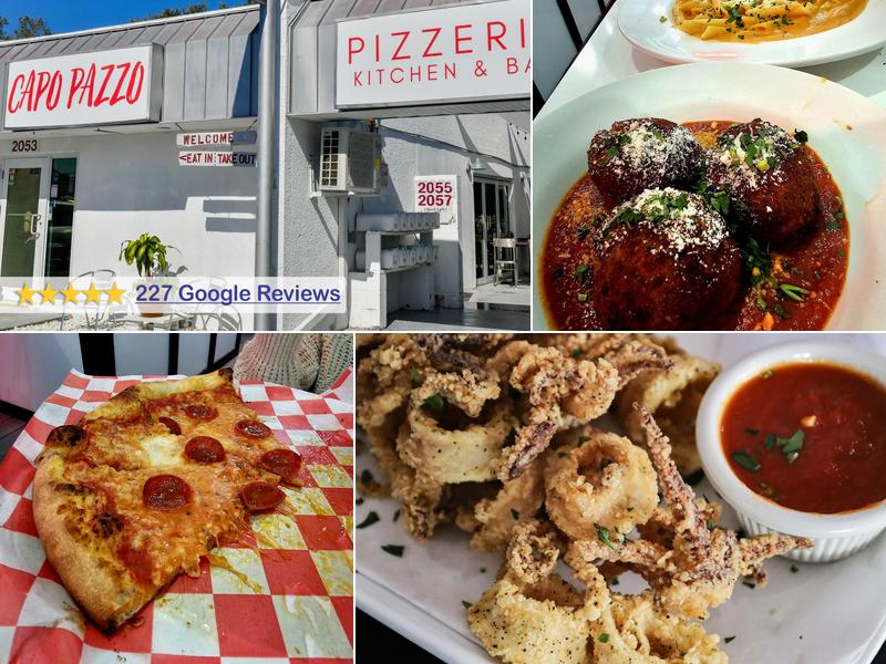 Capo Pazzo Pizzeria + Kitchen 2053 Reynolds St, Sarasota