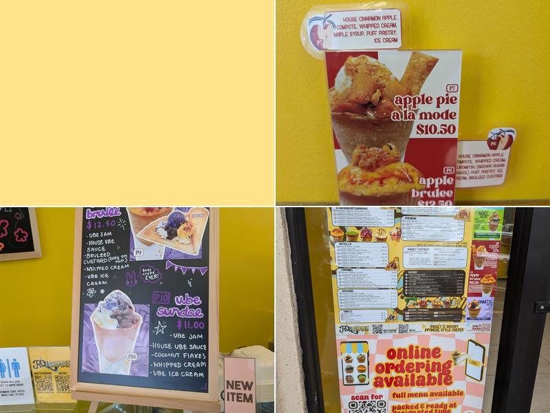 ROLL creperie Menu