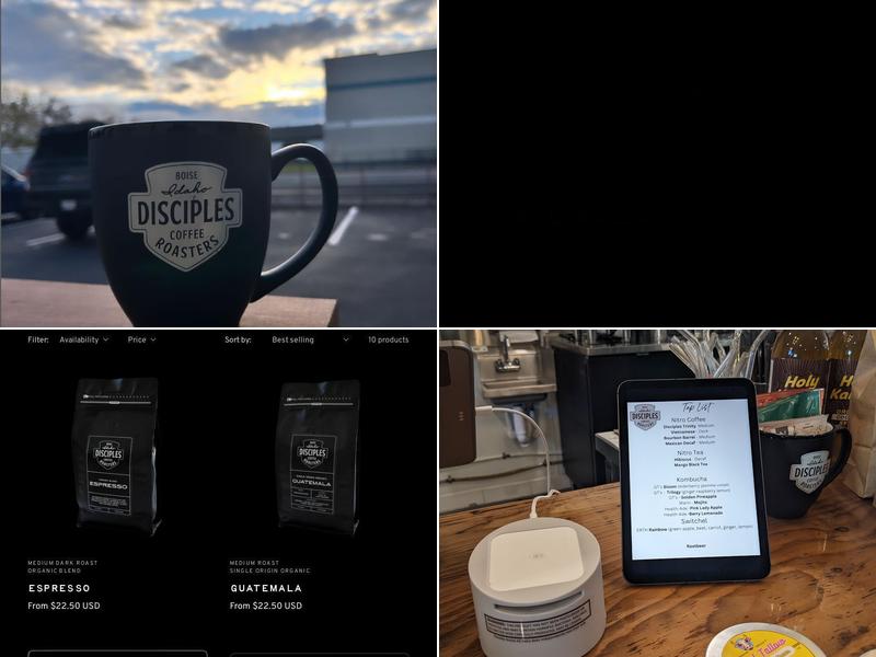 Disciples Coffee Roasters Menu