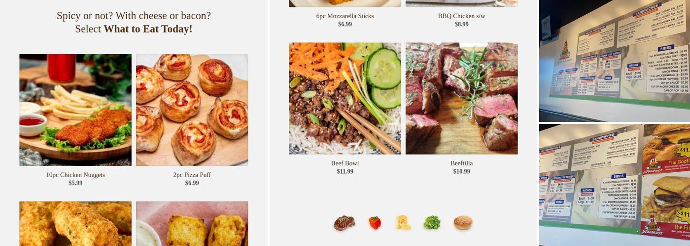 W W Wings Menu