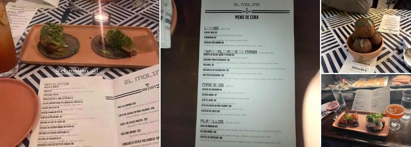 El Molino del Sureste Menu