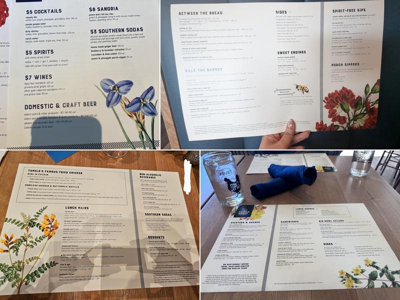 Tupelo Honey Southern Kitchen & Bar Menu