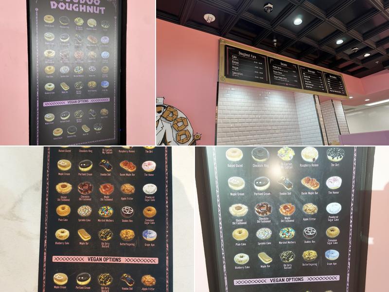 Voodoo Doughnut Menu