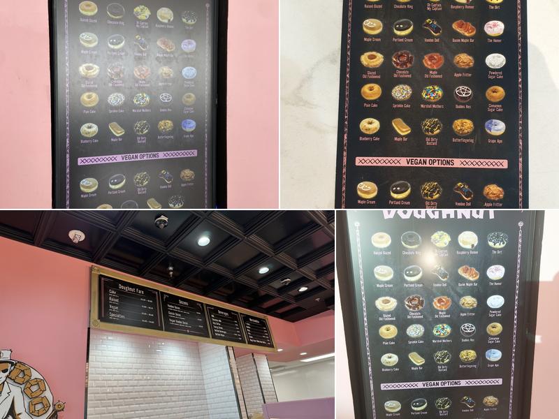 Voodoo Doughnut Menu
