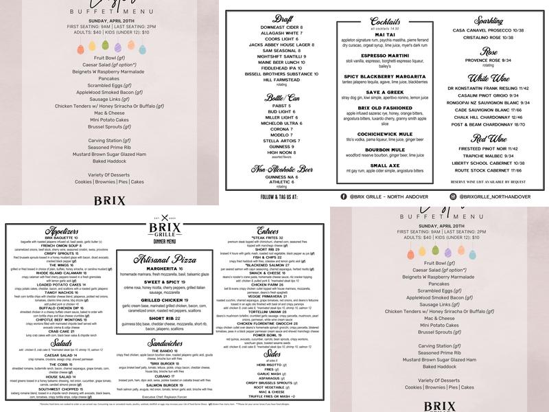 Brix Grille Menu