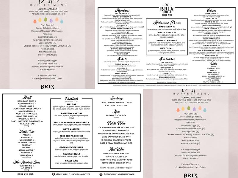 Brix Grille Menu