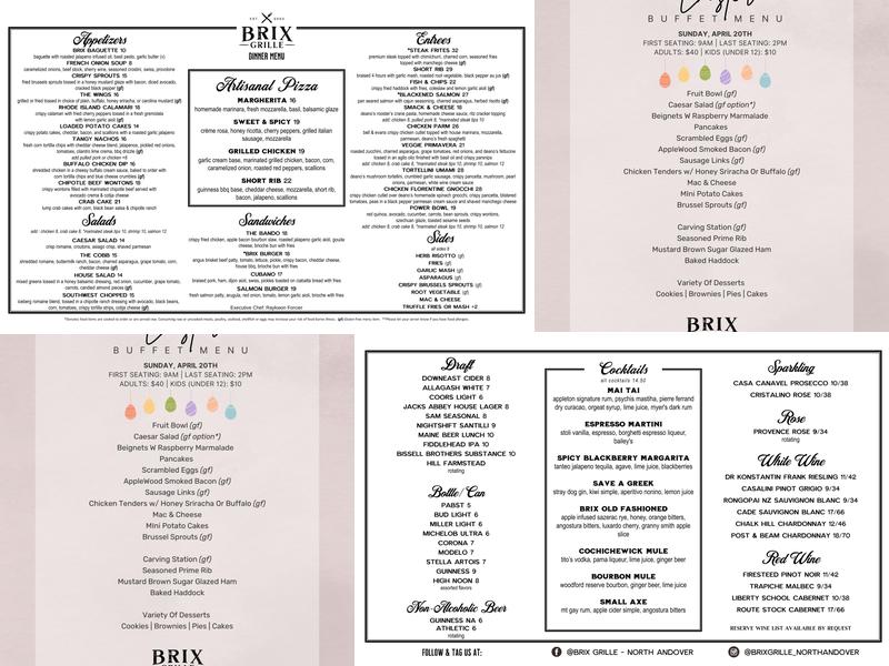 Brix Grille Menu