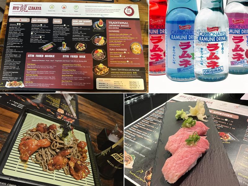 Ryu Izakaya Menu