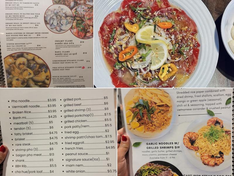 Saigon Corner Restaurant Menu