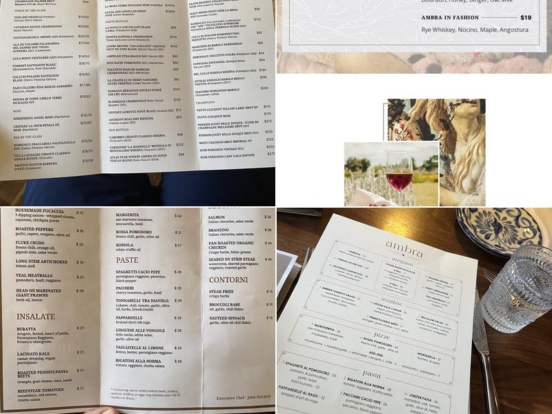 Ambra Menu