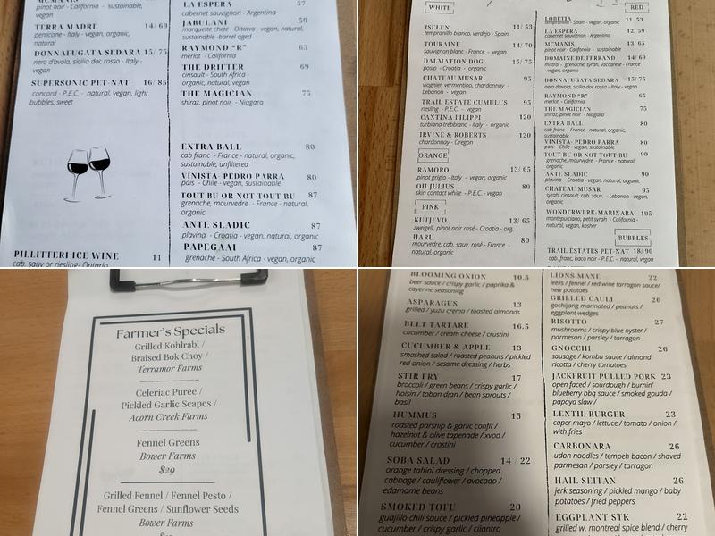 St. Elsewhere Menu