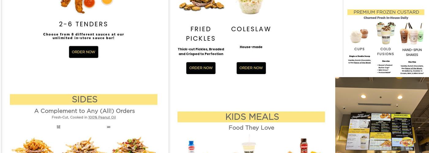 Super Chix - StoneCrest Menu