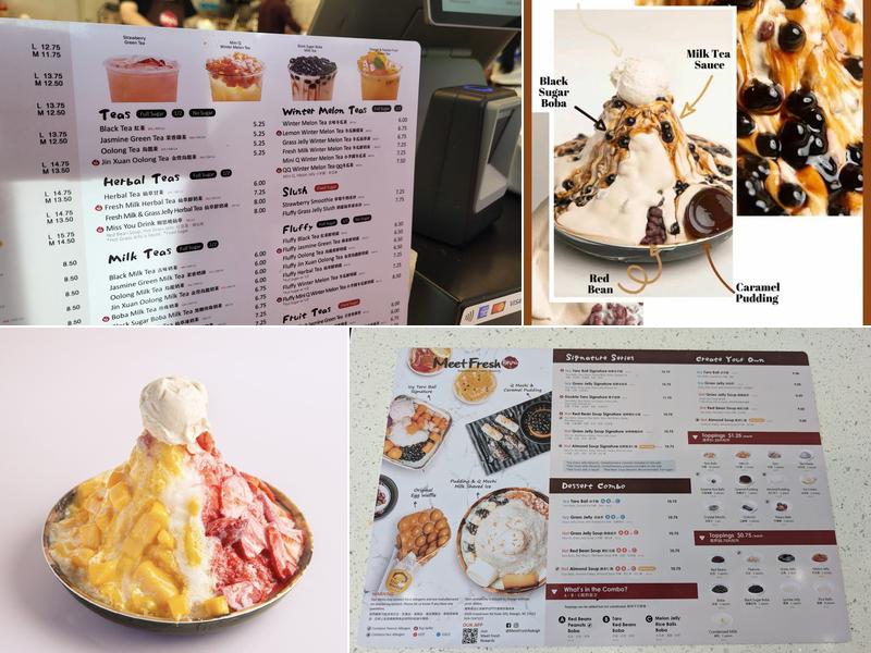 MeetFresh鲜芋仙 Menu
