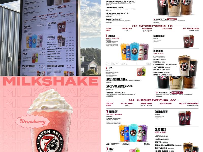 7 Brew Coffee Menu