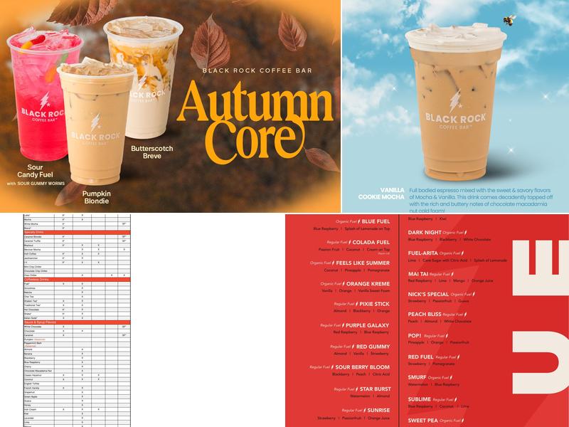 Black Rock Coffee Bar Menu