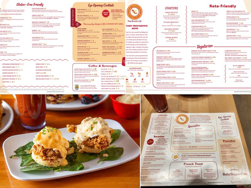 Ruby Sunshine Menu