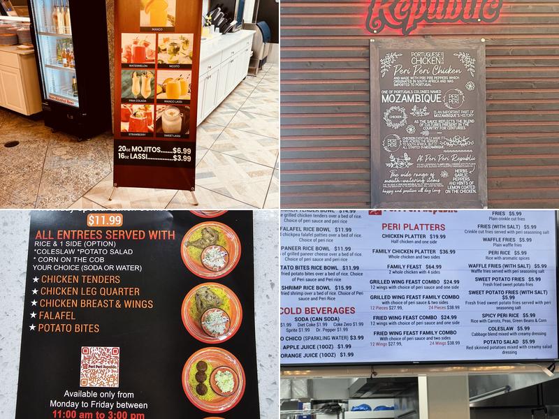 Peri Peri Republic Menu