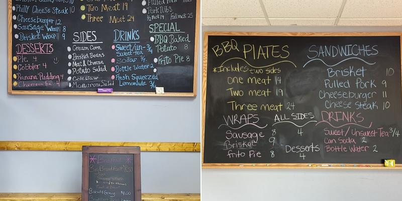 Panhandle BBQ Menu