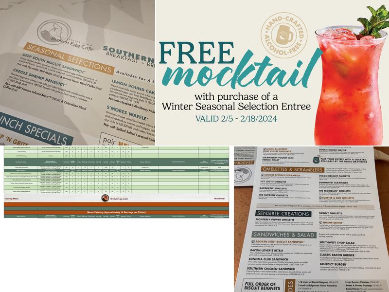 Another Broken Egg Cafe Menu