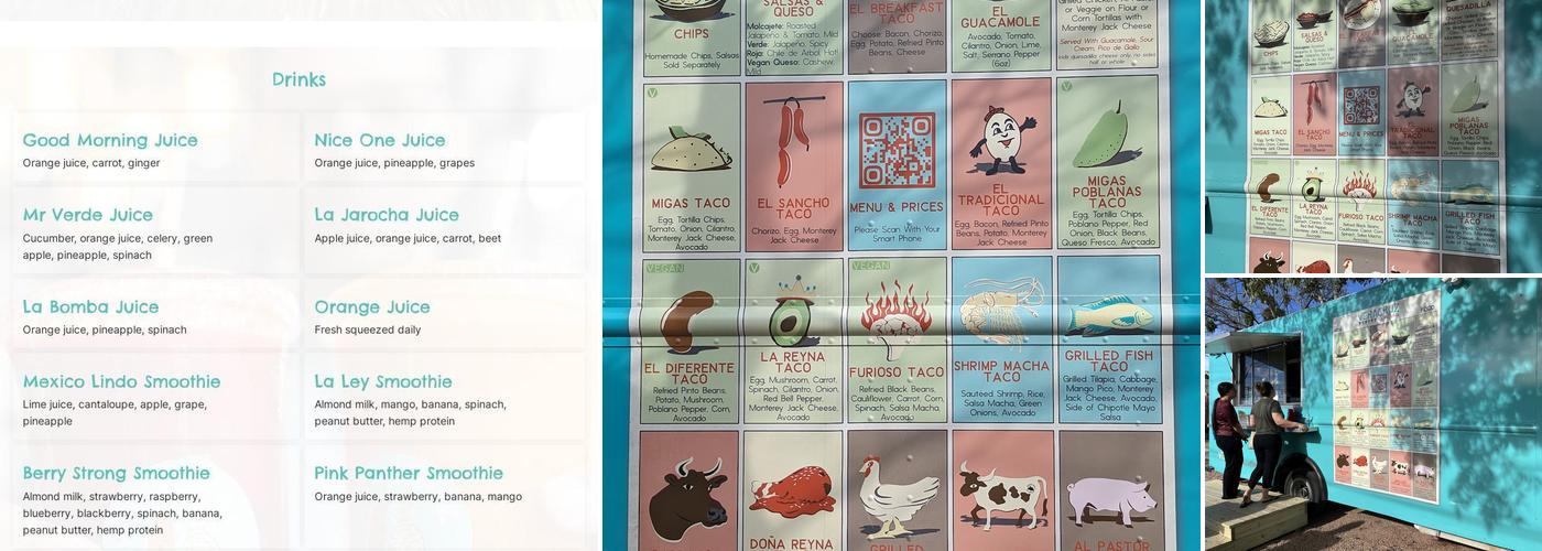 Veracruz All Natural Menu