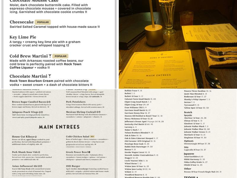 Lefty's on the Square Menu