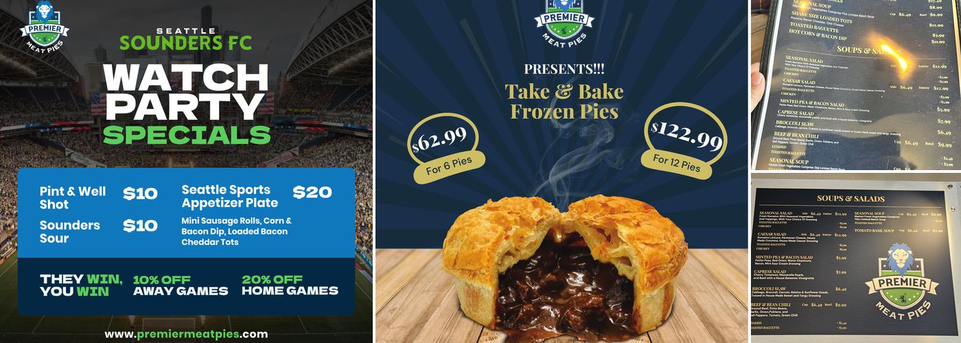 Premier Meat Pies Menu