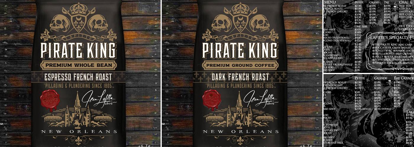 Pirate King Coffee Menu