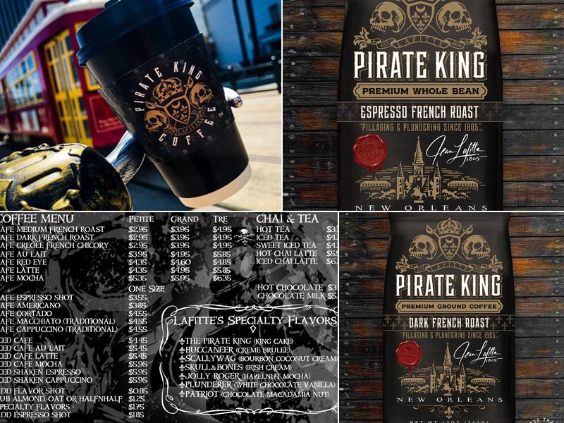 Pirate King Coffee Menu