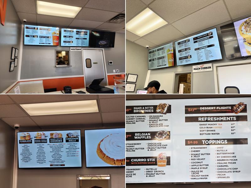 Peach Cobbler Factory Canton Menu