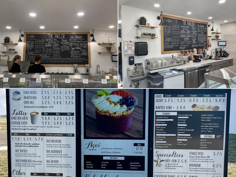 The Parlor Menu