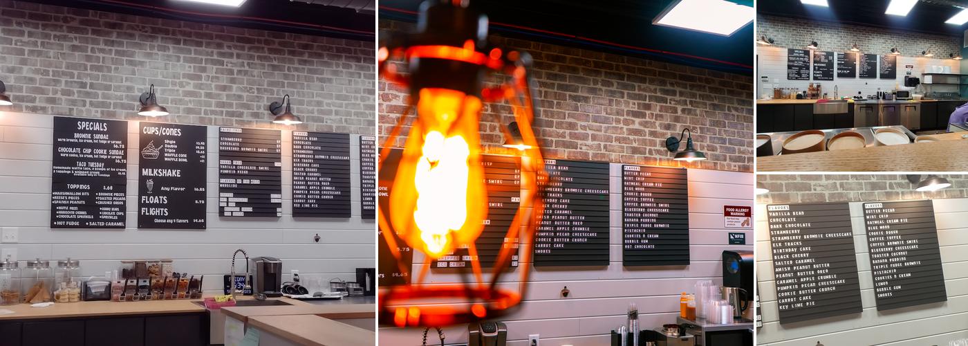 Vanilla Bean Creamery Menu