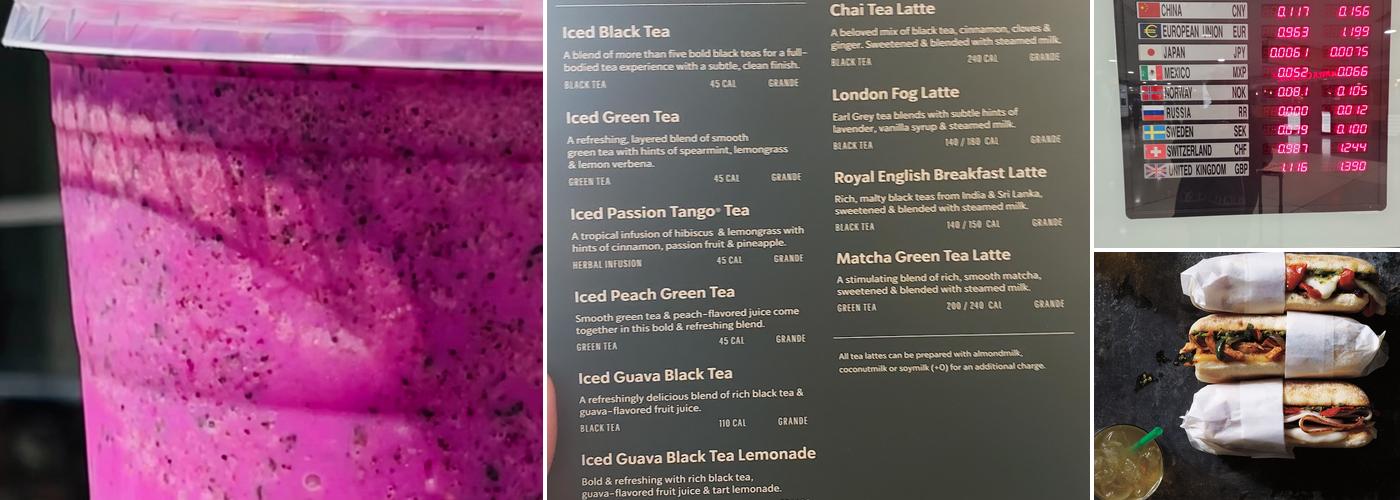 Starbucks Menu