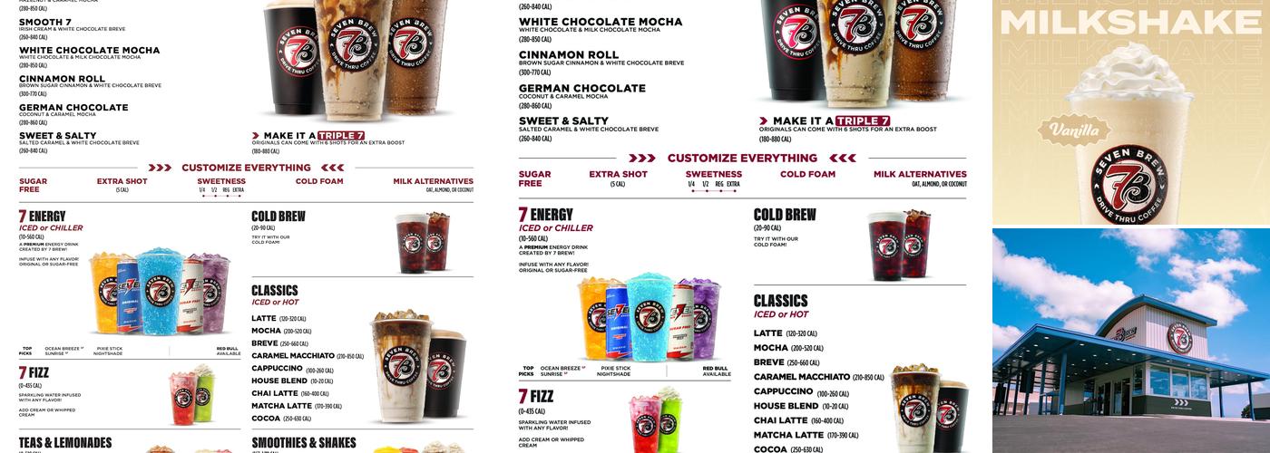 7 Brew Coffee Menu