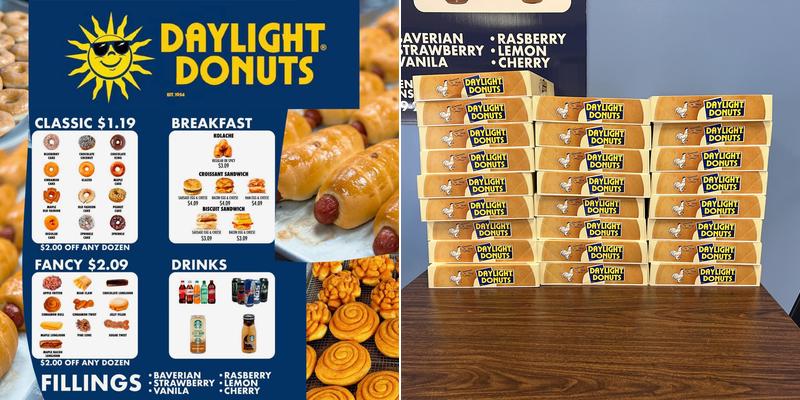 Daylight Donuts - Olathe ( Mur-Len ) Menu