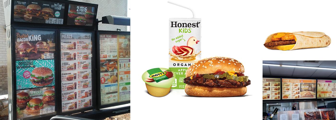 Burger King Menu