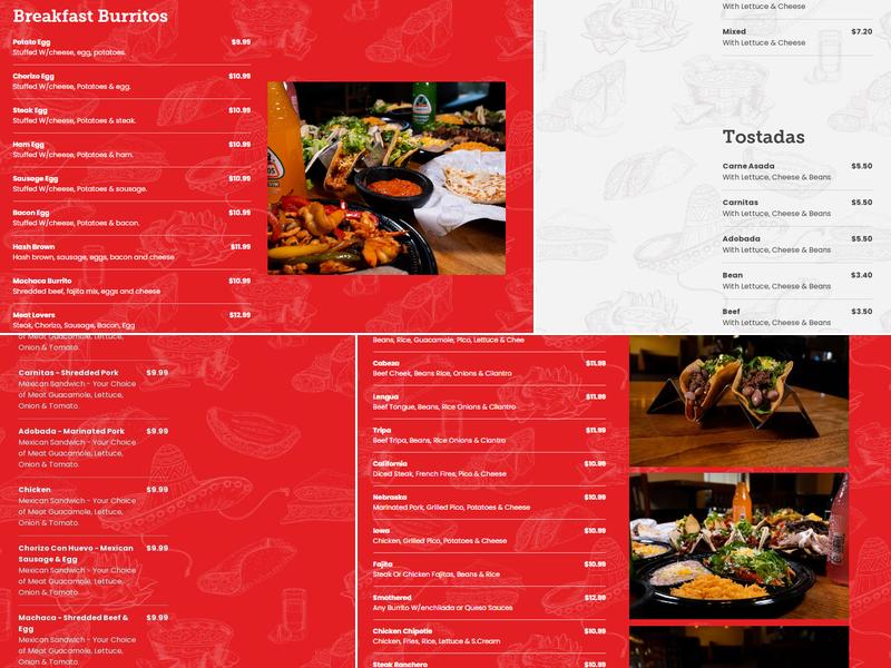 Abelardo's Mexican Fresh Menu