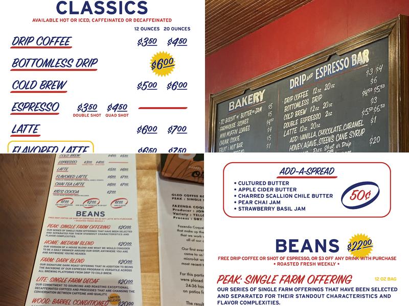 Take Care by OLEO Menu