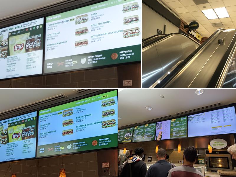 Subway Menu