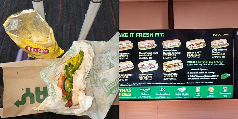 Subway Menu