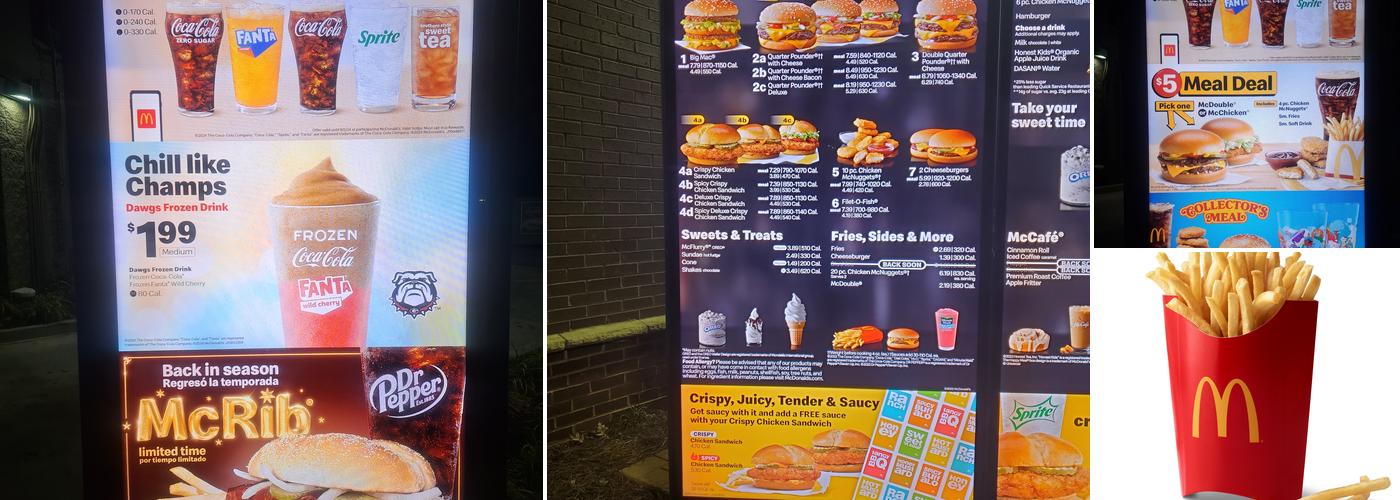 McDonald's Menu