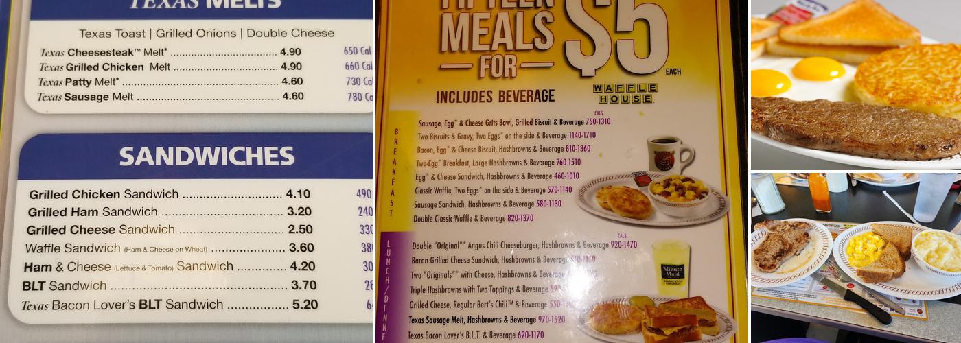 Waffle House Menu