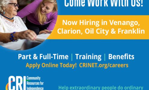 Community Resources For Independence Seneca PA 3150 PA-257 #2, Seneca Pennsylvania 16346