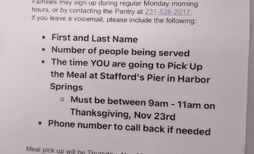 Harbor Springs Food Pantry Harbor Springs