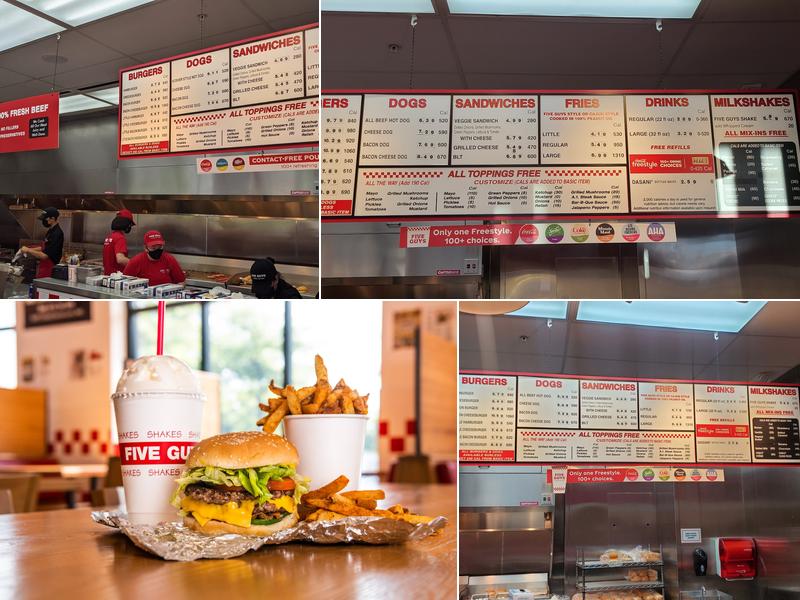 Five Guys Menu