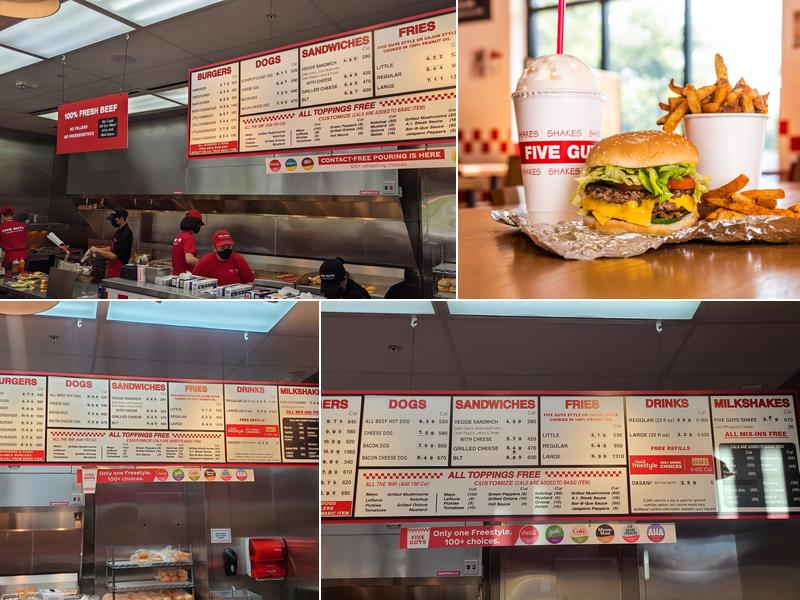 Five Guys Menu