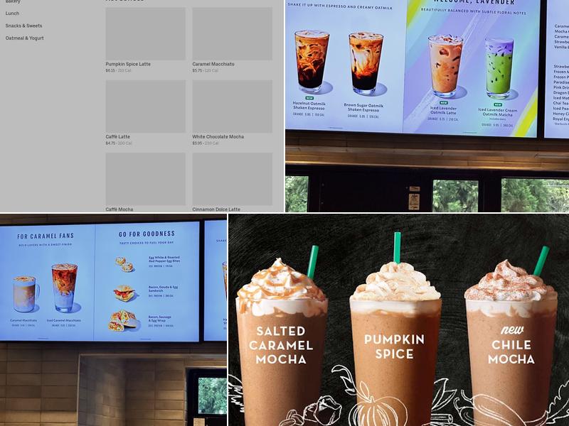Starbucks Menu