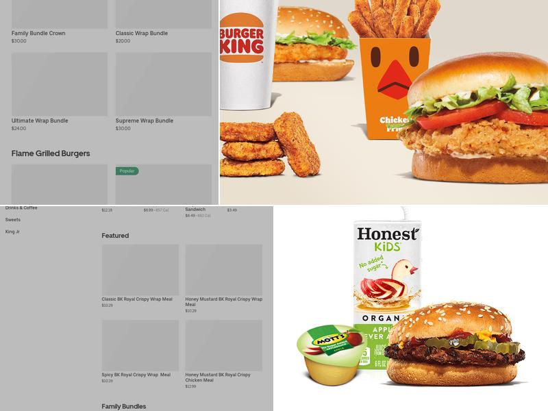 Burger King Menu